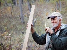 Missouri's white oak forests provide wood for more than 1.5 million barrels annually for some of the most prestigious wineries and distilleries in the U.S. and abroad, notes MU Extension forester Hank Stelzer. Photo by Linda Geist.