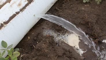 irrigation pipe